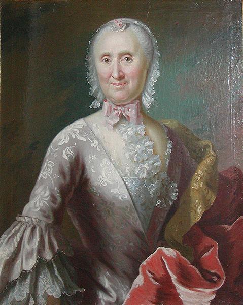 Johan Werder Portrait of Elisabeth Woldike France oil painting art